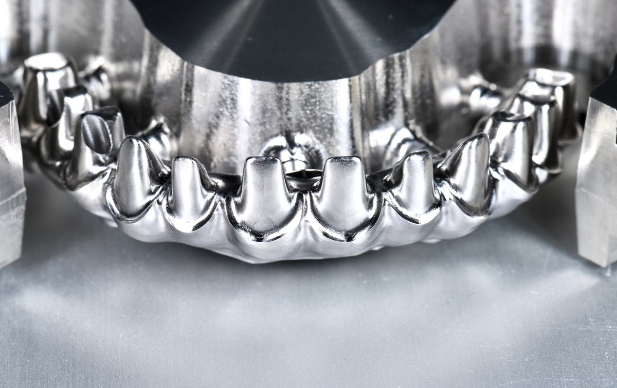 Precision milled full-arch framework